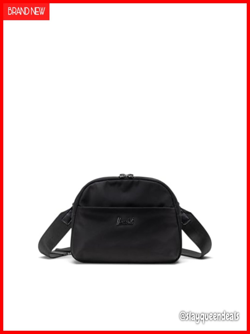 Recycled EcoSystem Twill Crossbody Bag Adjustable Strap Zippered